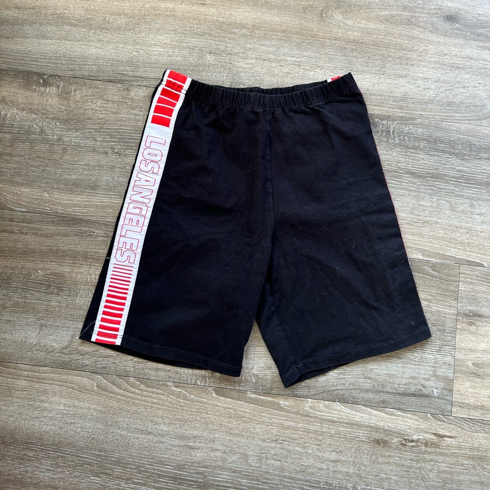 BLACK BIKER SHORTS (XS)